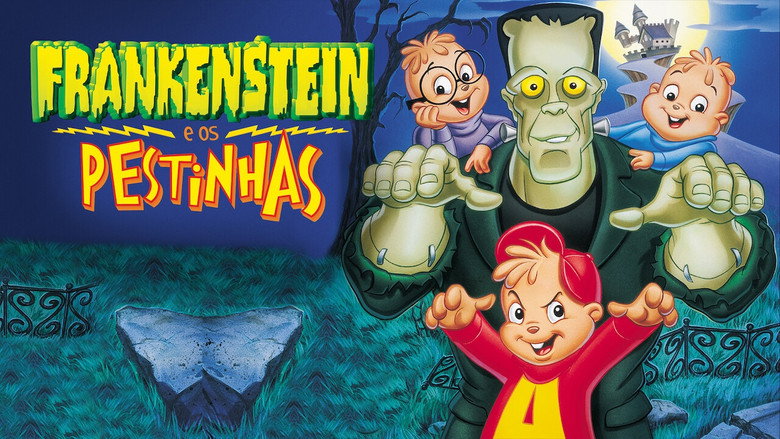 кадр из фильма Элвин и бурундуки встречают Франкенштейна