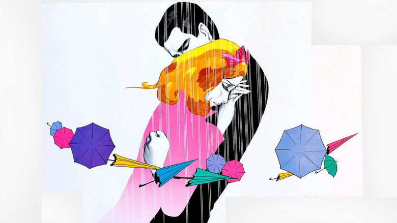 кадр из фильма Шербурские зонтики