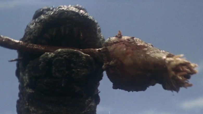 кадр из фильма Годзилла против Морского монстра