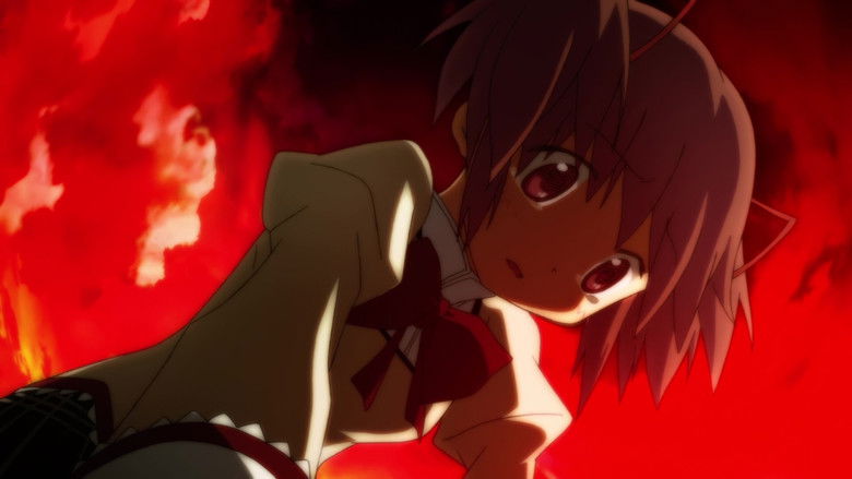 кадр из фильма Девочка-волшебница Мадока: Начало истории