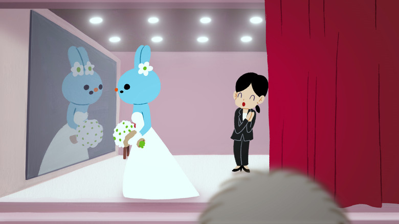 駐車場でアメを食べたね