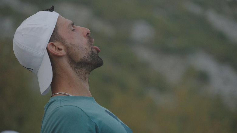 кадр из фильма Novak Djokovic: The Wolf in Winter