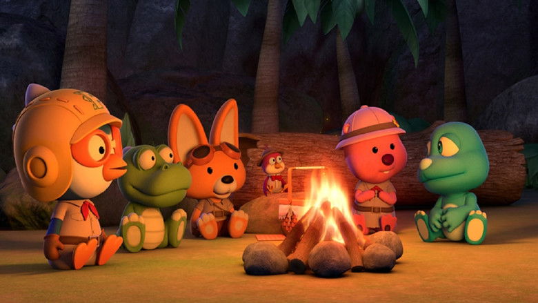 кадр из фильма Пингвинёнок Пороро. Мир динозавров