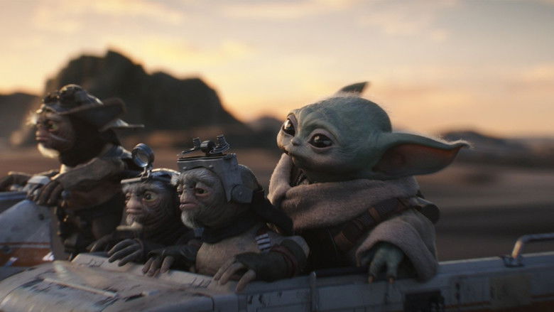 кадр из фильма Мандалорец и Грогу