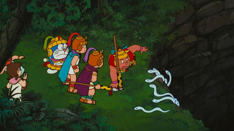 кадр из фильма 映画ドラえもん のび太の太陽王伝説