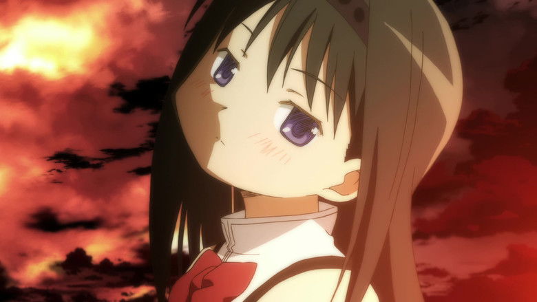 кадр из фильма Девочка-волшебница Мадока: Начало истории