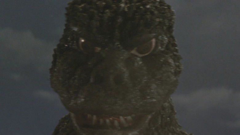 кадр из фильма Годзилла против Мегалона
