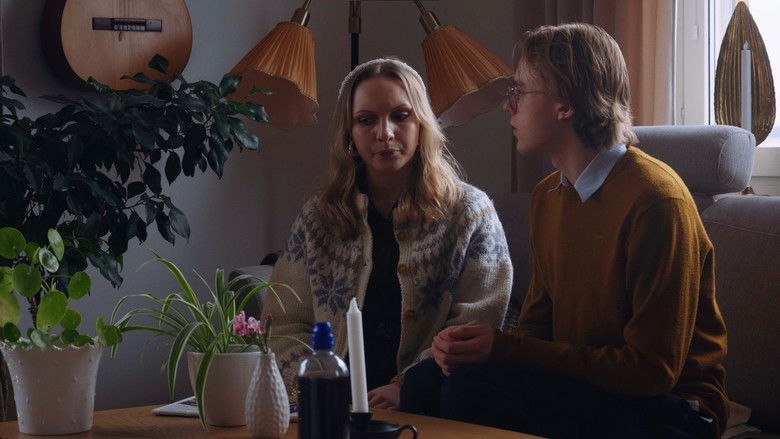 кадр из фильма Gravöl för en mytomspunnen vän