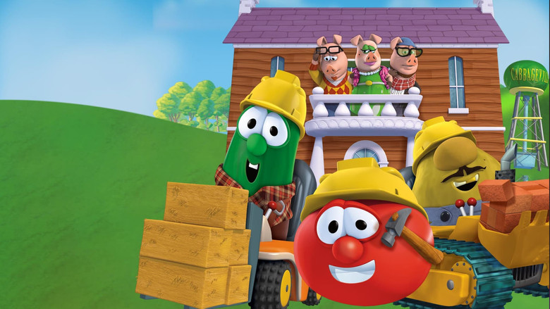 кадр из фильма VeggieTales: The Little House That Stood