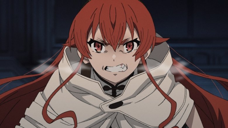 кадр из фильма 無職転生 ～異世界行ったら本気だす～ エリスのゴブリン討伐