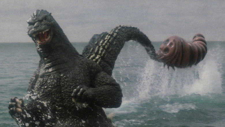 кадр из фильма Годзилла против Мотры: Битва за Землю