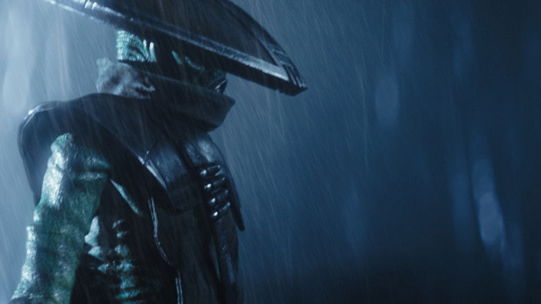 кадр из фильма Мандалорец и Грогу