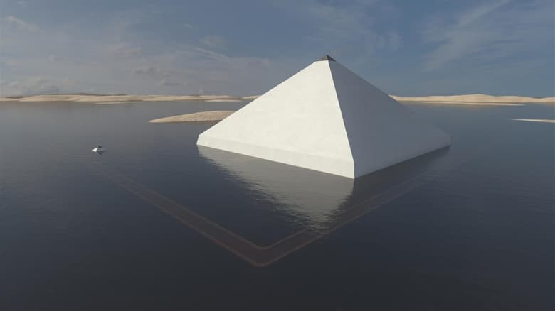 кадр из фильма Egypt floating pyramid