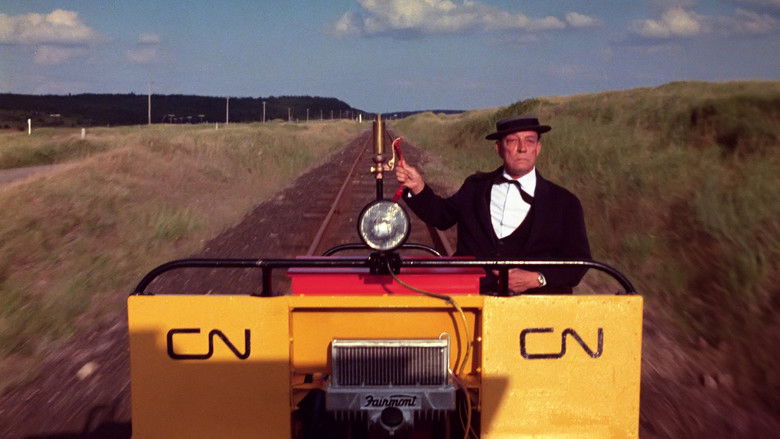 кадр из фильма The Railrodder