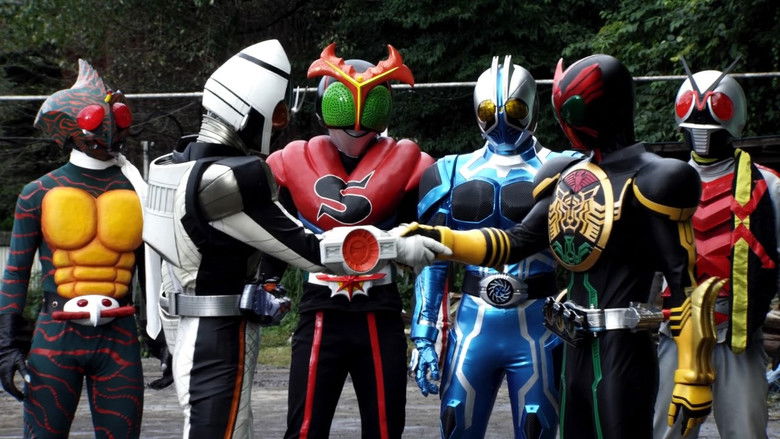 кадр из фильма 仮面ライダー×仮面ライダー フォーゼ＆オーズ MOVIE大戦 MEGA MAX