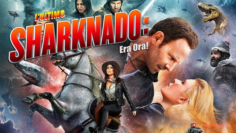 кадр из фильма Последний акулий торнадо: Как раз вовремя