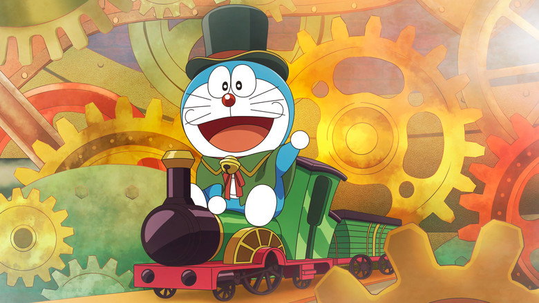 кадр из фильма 映画ドラえもん のび太の蒸気時間車
