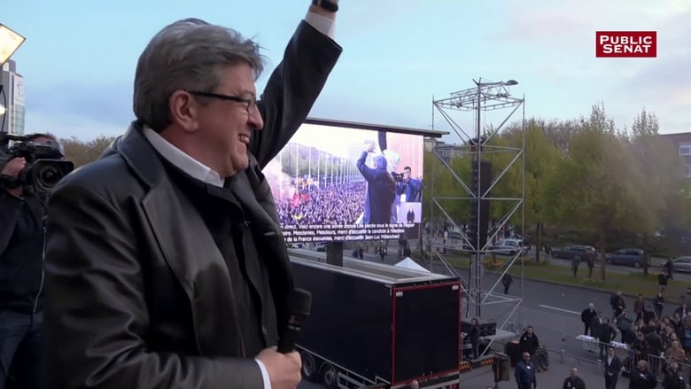 кадр из фильма Mélenchon, la campagne d'un insoumis