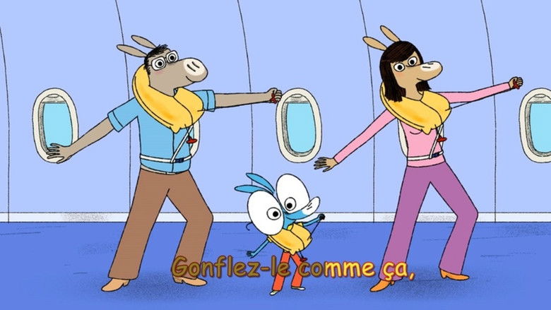 кадр из фильма Ariol prend l’avion (et autres têtes en l’air) !