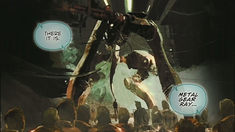 кадр из фильма METAL GEAR SOLID 2 BANDE DESSINÉE