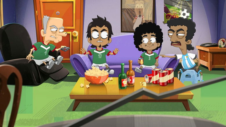 кадр из фильма La Familia Del Barrio: La Maldición del Quinto Partido