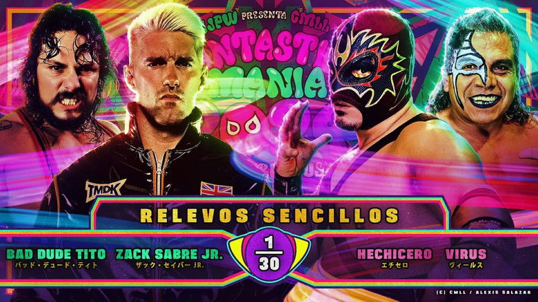 кадр из фильма NJPW Presents CMLL Fantastica Mania 2024 - Lucha Libre USA