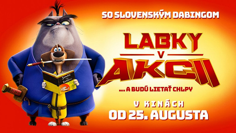 кадр из фильма Пёс-самурай и город кошек