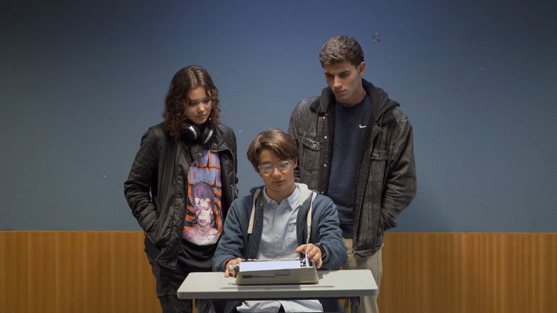 кадр из фильма O Nerd, o Bruto e a Roqueira