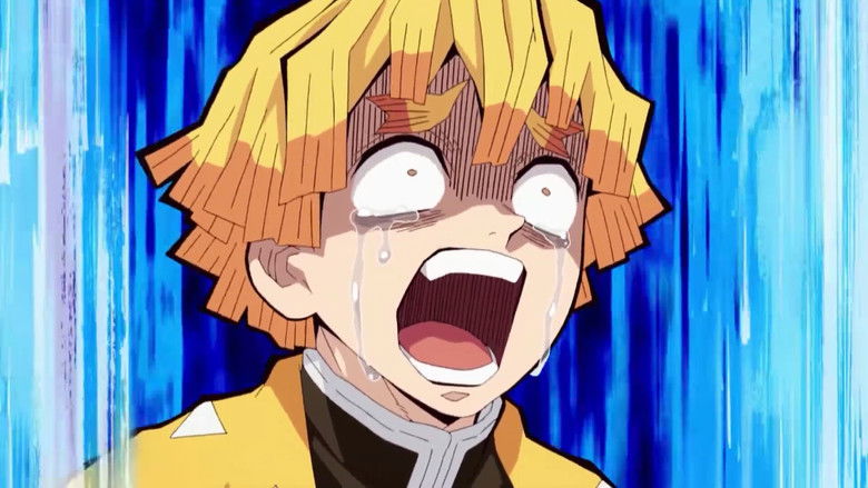 кадр из фильма Истребитель демонов: Поезд «Бесконечный»