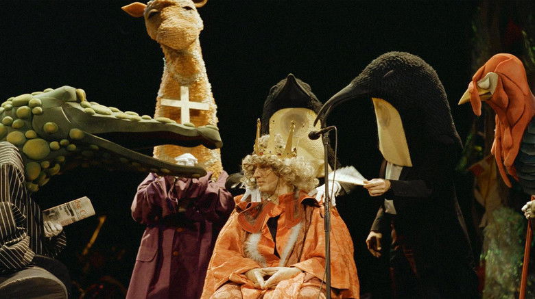 кадр из фильма Herman van Veen zingt en vertelt de muziekfabel van Alfred Jodocus Kwak