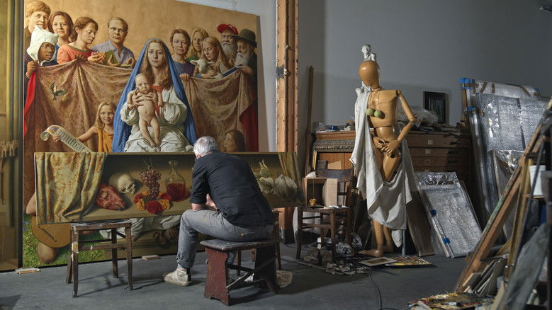 кадр из фильма Triegel trifft Cranach - Malen im Widerstreit der Zeiten