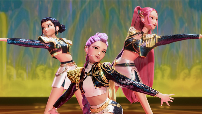 кадр из фильма Кейпоп-охотницы на демонов