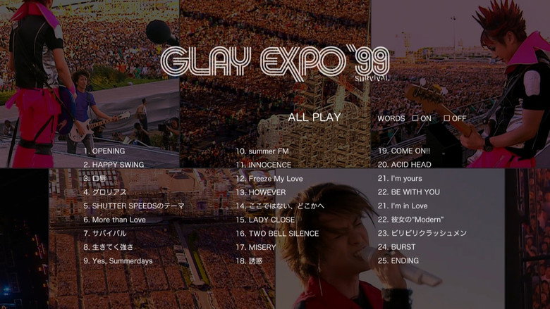 кадр из фильма GLAY EXPO 99 SURVIVAL