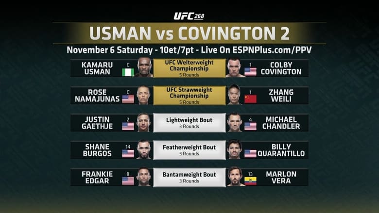 кадр из фильма UFC 268: Usman vs. Covington 2