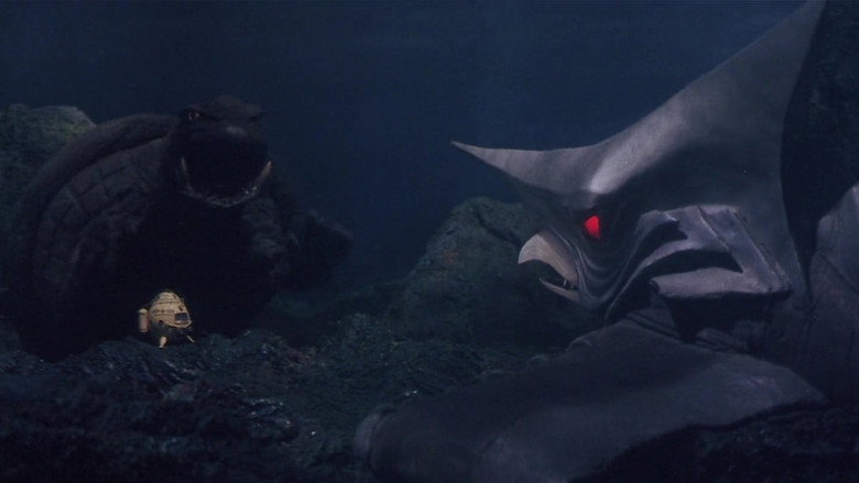 кадр из фильма Гамера против Зигры