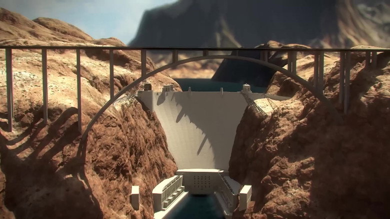 кадр из фильма Hoover: le barrage XXL qui illumine Las Vegas