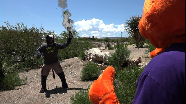 кадр из фильма Cool Cat vs Dirty Dog 'The Virus Wars'