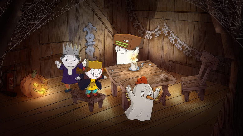 кадр из фильма Lilla spöket Laban spökar igen