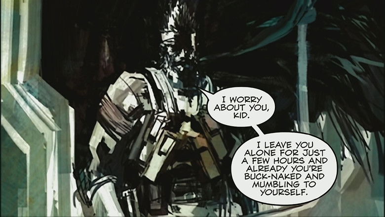 кадр из фильма METAL GEAR SOLID 2 BANDE DESSINÉE