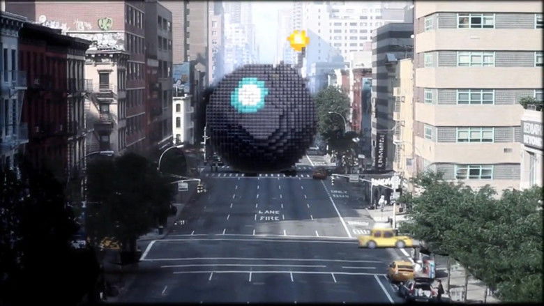 кадр из фильма Пиксели