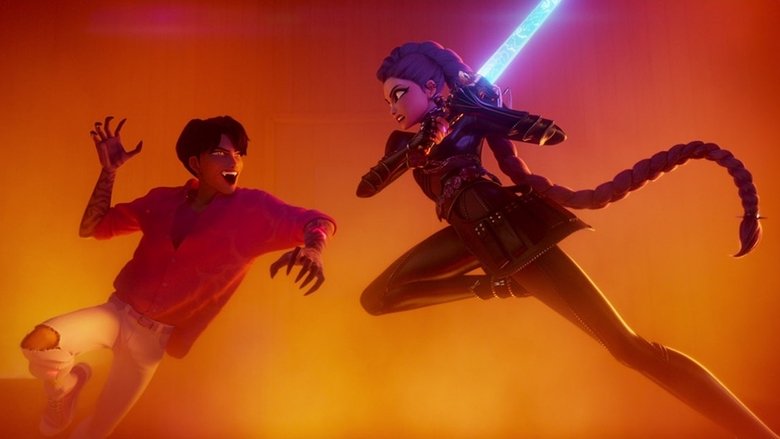 кадр из фильма Кейпоп-охотницы на демонов