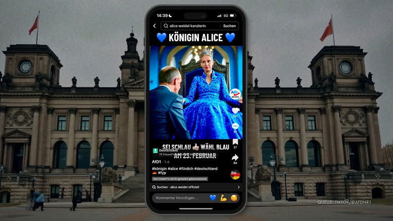 кадр из фильма Die TikTok-Armee der AfD