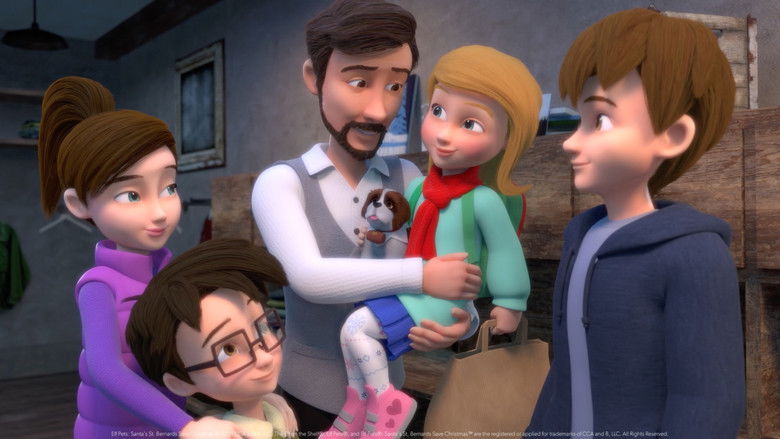 кадр из фильма Elf Pets: Santa's St. Bernards Save Christmas