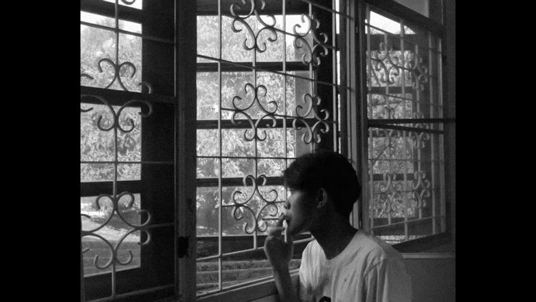 кадр из фильма A short film about one man on new year eve