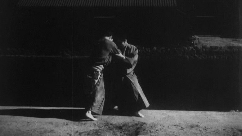 кадр из фильма Легенда о великом мастере дзюдо