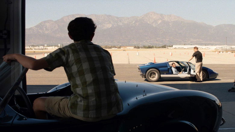 кадр из фильма Ford против Ferrari