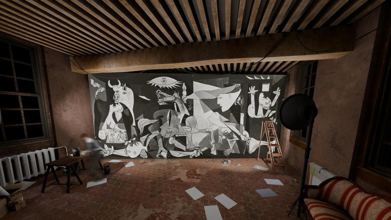 кадр из фильма Les métamorphoses de Guernica