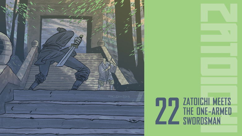 кадр из фильма Затоичи встречает Однорукого мечника