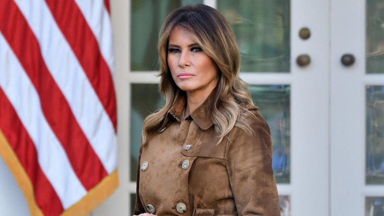 кадр из фильма Melania Trump, la voie du silence