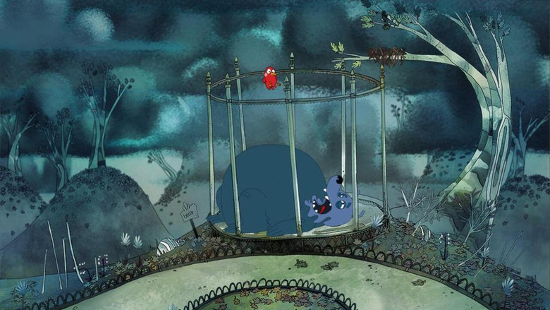 кадр из фильма La cage